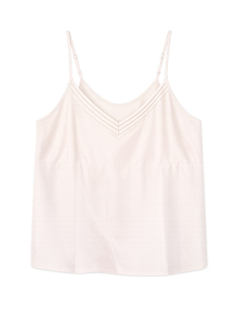 Women's Ivory V-Neck Spaghetti-Strap Cami Top